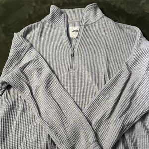 Waffle Knit Quarter Zip
